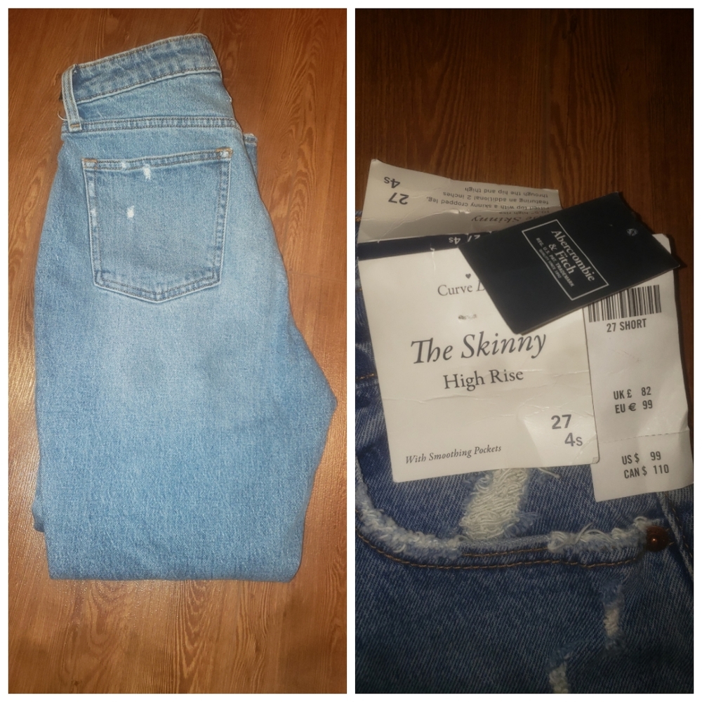 ABERCROMBIE & FITCH CURVY JEANS